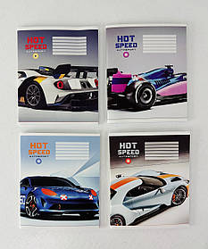 Зошит 96 аркушів у клітинку Швидкість (96К185) Поліграфіст