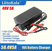 Зарядний пристрій LiitoKala 58.4V5A+EU+Clip