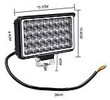 12-80V металева світлодіодна лампа фара для авто вантажівок мото IP68 32W 6500K, фото 3