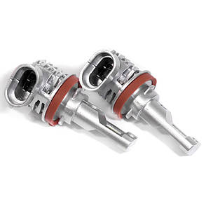 Світлодіодні led лед лампи цоколь H11 12/24V 30W 6000К (біле світло) TM3 MINI TBS Design, компактні без кулера, фото 3