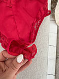 Червоне жіноче боді під піджак/сорочку, так і для особливих вечорів, фото 7