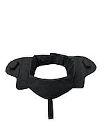 Балістичний захист шиї у чорному кольорі з кевлару від ТЕМП-3000 для плитоноски Корсар м3с