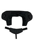 Балістичний захист шиї у чорному кольорі з кевлару від ТЕМП-3000 для плитоноски Корсар м3с, фото 2