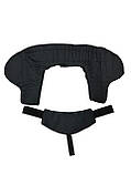 Балістичний захист шиї у чорному кольорі з кевлару від ТЕМП-3000 для плитоноски Корсар м3с, фото 3