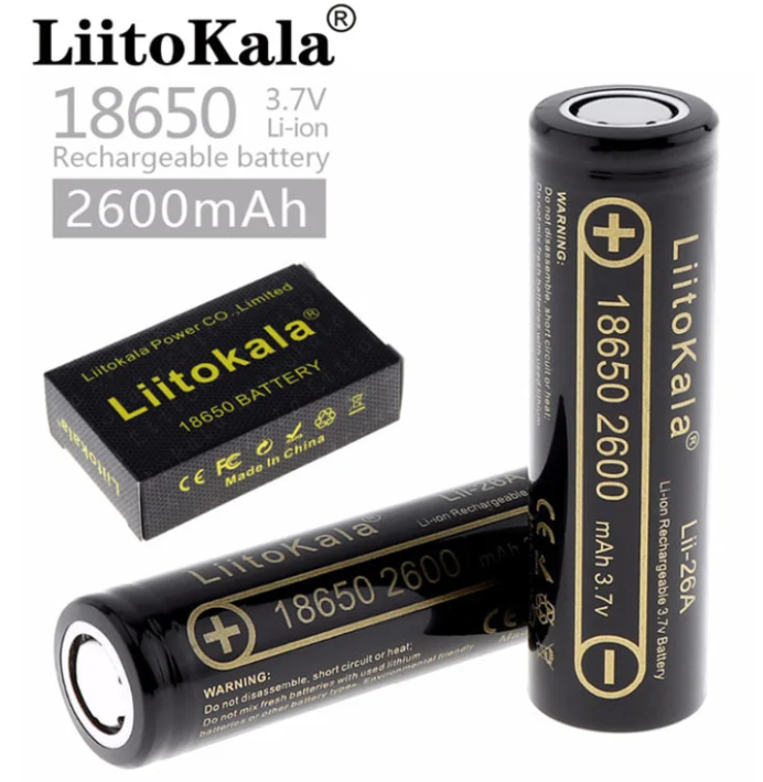 Аккумулятор LiitoKala Lii-26A-JT 18650 2600mah