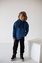 Спортивний костюм для хлопчика, футер із начосом, темний індиго Авекс розмір