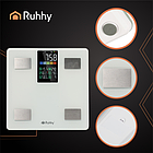Ваги для ванної кімнати з РК-дисплеєм - аналітичні, білі Ruhhy 20676, фото 7