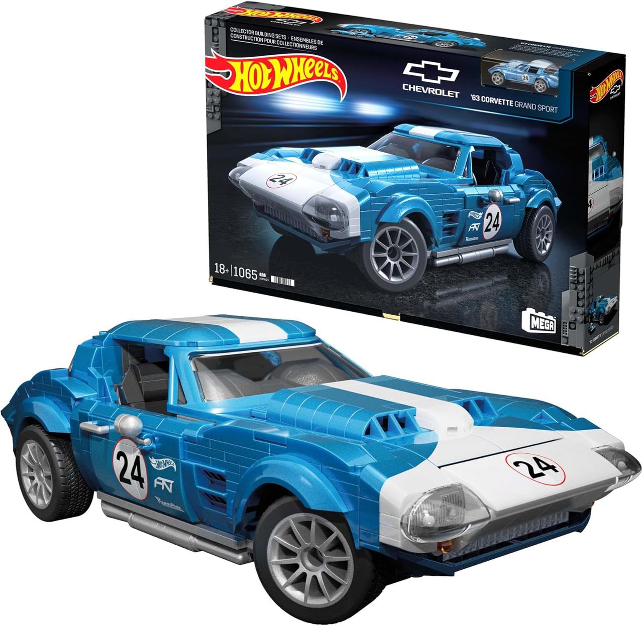 Конструктор Hot Wheels Mega Chevrolet 63 Corvette Grand Sport, фото 1