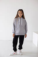 Теплі штани для дівчинки підлітка із широким поясом і манжетами Авекс розмір 152 см