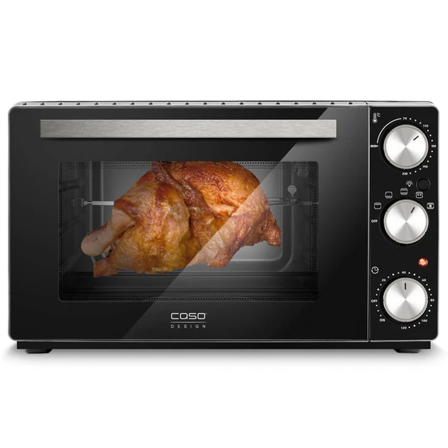 Міні піч електродуховка CASO TO 26 Classic Oven Конвекція Гриль Вертел 26 л 1650 Вт, фото 1