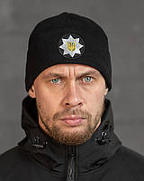 Шапка фліс тактична для поліцейських на осінь, зиму тепла