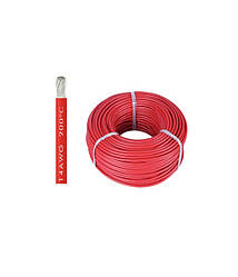 Кабель 14AWG дріт 2 мм² багатожильний силіконовий червоний 1м