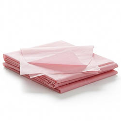*2500 шт* Папір Тішью 50*70 см Ніжно-рожевий у листах