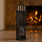 Аксесуари для каміна, аксесуари для каміна, піч, металева підставка, комплект 5 в 1, фото 9