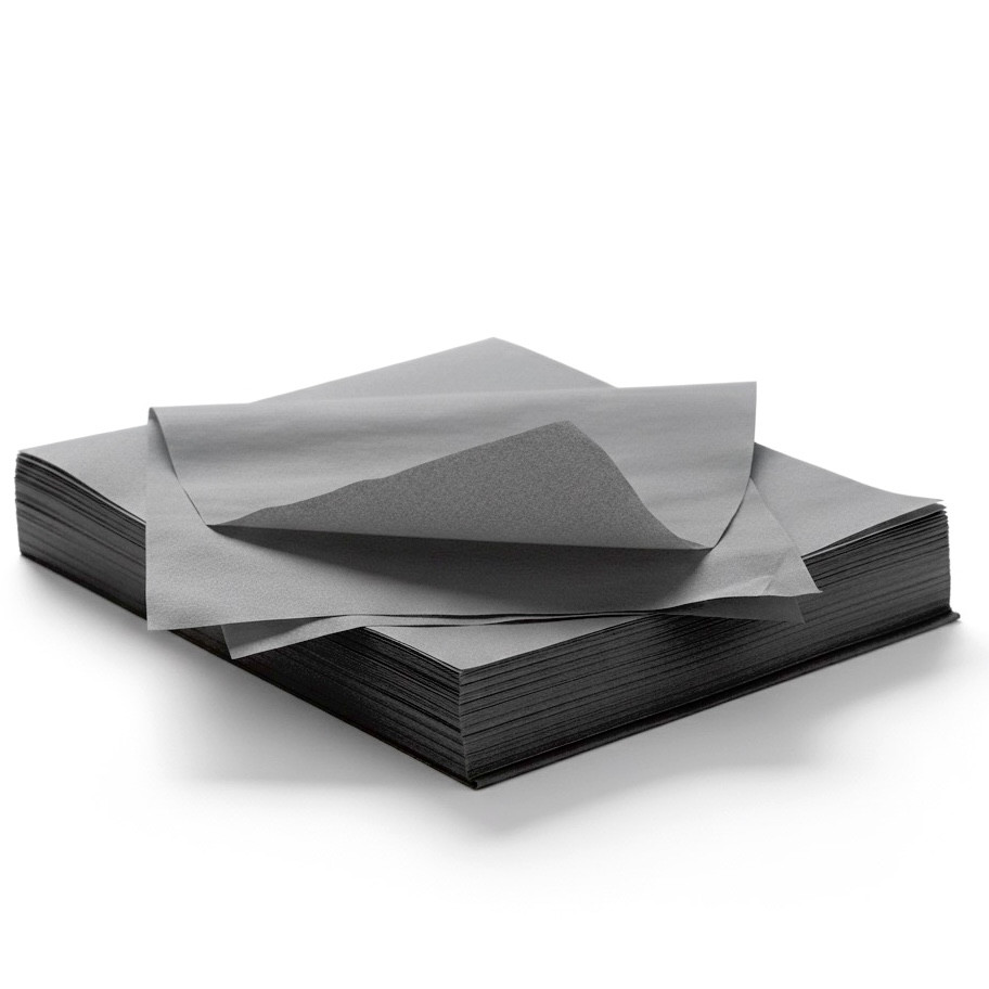*2000 шт* Папір Тишью 50*70 см Чорний у листах, фото 1