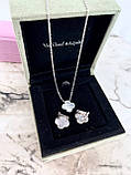 Комплект Ван Кліф срібло 925 — стильний преміум набір для подарунка, фото 2