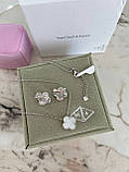 Комплект Ван Кліф срібло 925 — стильний преміум набір для подарунка, фото 4
