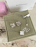 Комплект Ван Кліф срібло 925 — стильний преміум набір для подарунка, фото 3