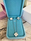 Комплект Ван Кліф срібло 925 — стильний преміум набір для подарунка, фото 5