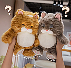 Кіт Гарфілд 40 см м'яка іграшка рудого кольору, смугастий кіт іграшка на подарунок, фото 5