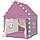 Дитячий ігровий намет будиночок Рожевий для дівчаток з гірляндою Kruzzel 22653, фото 9