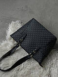 Сумка шопер Michael Kors Charlotte Top Zip шопер чорний, фото 2