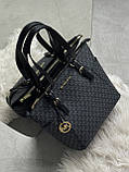 Сумка шопер Michael Kors Charlotte Top Zip шопер чорний, фото 7