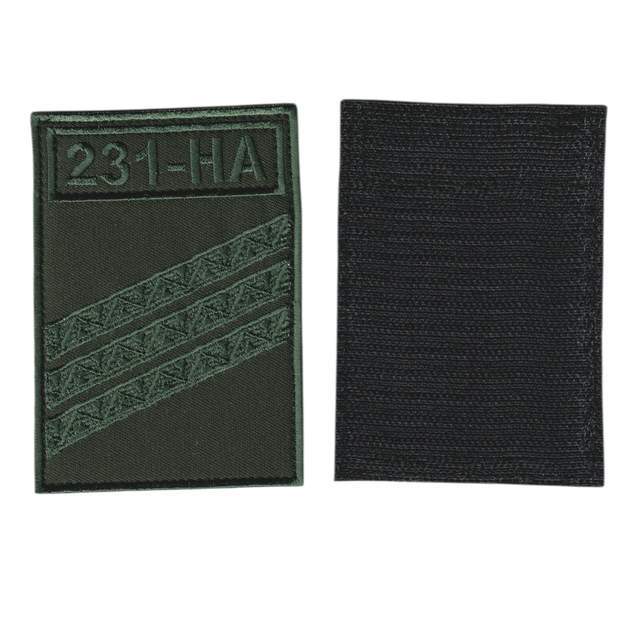 Шеврон учбовий курсовка 3 курс 231-НА на липучці на оливці, ЗСУ. 10см * 7 см, фото 1