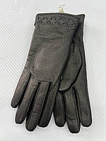 Жіночі рукавички шкіра олень/махра (оптом)