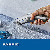 Dremel 4V Бездротові електричні ножиці для тканини, різак для килимів, шкіри, картону, фото 2
