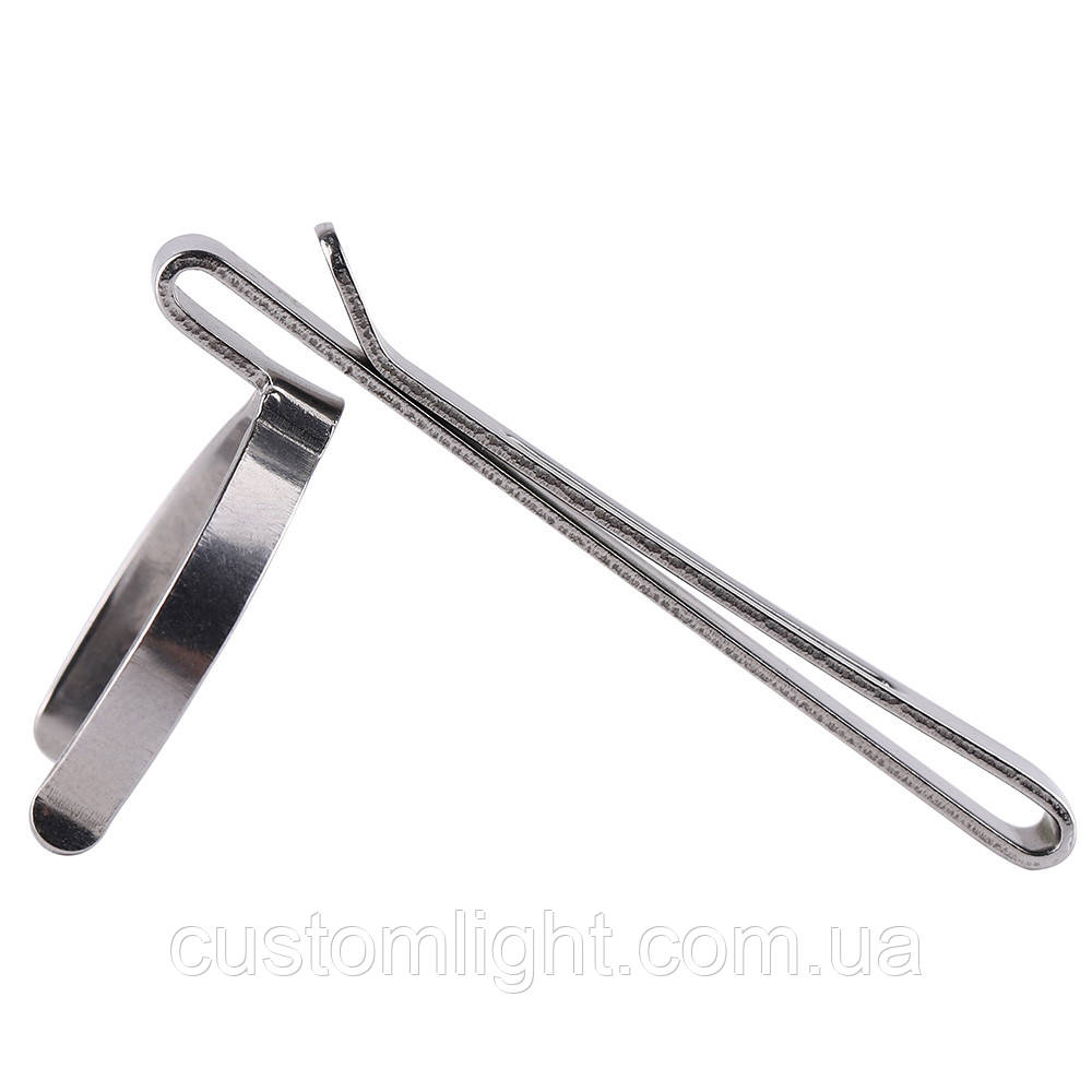 Кліпса для ліхтаря convoy M21B нержавійка, фото 1