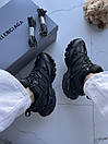 Кросівки чоловічі чорні Balenciaga Track Sneaker 'Signature - Black White' (19708), фото 8