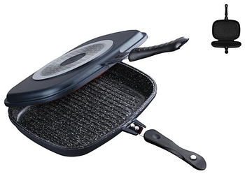 Подвійна сковорода гриль Benson BN-396, 32см (10)