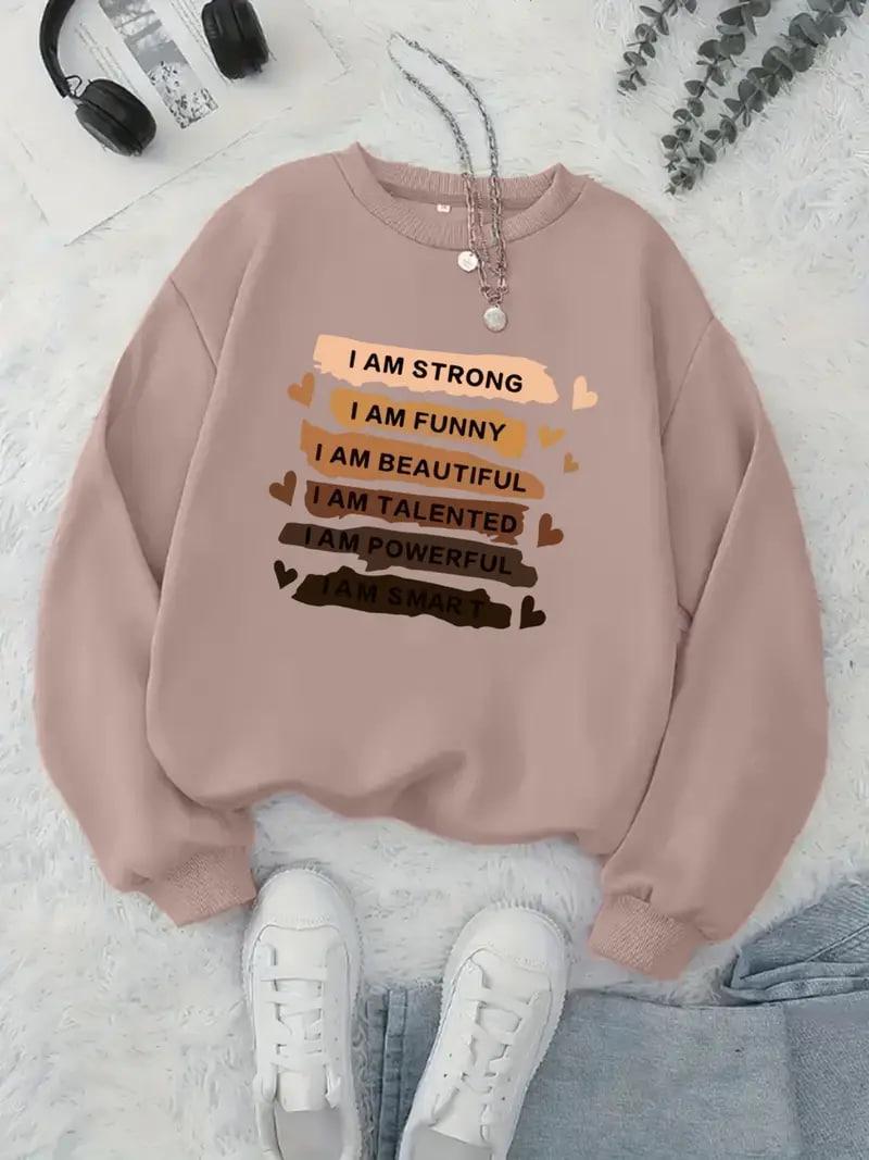 Жіночий стильний світшот з гарним принтом, фото 1