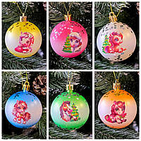 Шари з символом року 2026 -  Кінь 6см