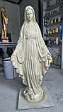 Скульптура Матері Божої #44  з полімеру 120 см, фото 5