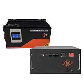 КРЖ LogicPower W3000 + літієва (LiFePO4) батарея 7168 Ватт (22892+38851 280 Ah)