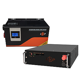 КРЖ LogicPower W3000 + літієва (LiFePO4) батарея 5120 Ватт (22892+38180 200 Ah)
