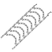 Ланцюг протиковзання для коліс підмітальних машин SEQUOIA SPS-ASC1341 вага 2.5 кг сумісність SPS6560L SPS6580L SPS6580LE