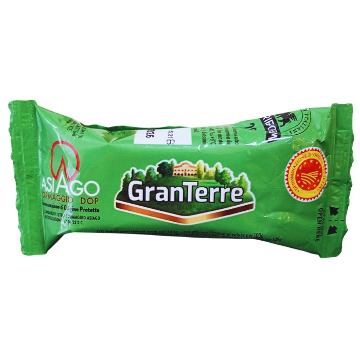Твердий сир GranTerre Asiago DOP 20 г, фото 1