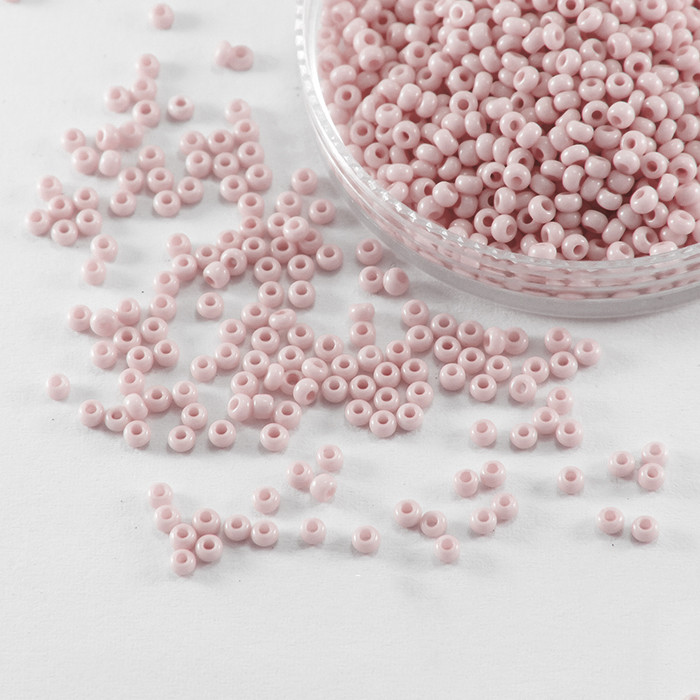Бісер 03294 Чеський Preciosa 10/0, Солгель Пофарбований SDC, Рожевий, Круглий, 50 г, фото 1