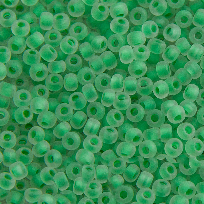 Бісер 38356 Чеський Preciosa 10/0, Матове Забарвлення з Середини CTCM, Зелений, Круглий, 50 г, фото 1