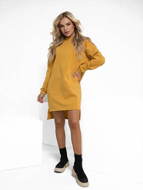 Плаття ISSA PLUS 12221 XL гірчичний, фото 1