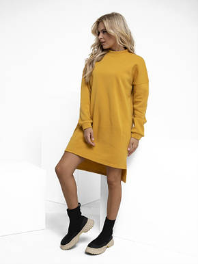 Плаття ISSA PLUS 12221 XL гірчичний, фото 2