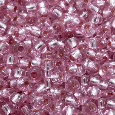 Бісер 08273 Чеський Preciosa 10/0, Кристал Прозорий CTCLS, Рожевий, Круглий, 50 г, фото 1