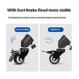 Колеса для стійок та журавлів Yunteng VCT-800 (25мм), фото 7