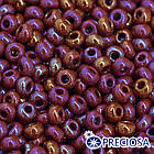 Бісер 14600 Чеський Preciosa 10/0, Непрозорий Райдужний OL, Коричневий, Круглий, 50 г, фото 2