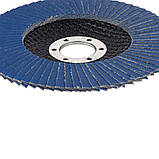 Круг пелюстковий торцевий Т27 (прямий) ZA Ø 125 мм P120 SIGMA (9173061), фото 6