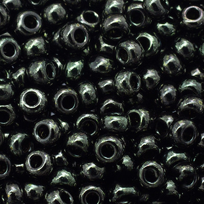 Бісер 49055 Чеський Preciosa 10/0, Природний Непрозорий NO, Зелений, Круглий, 50 г, фото 1