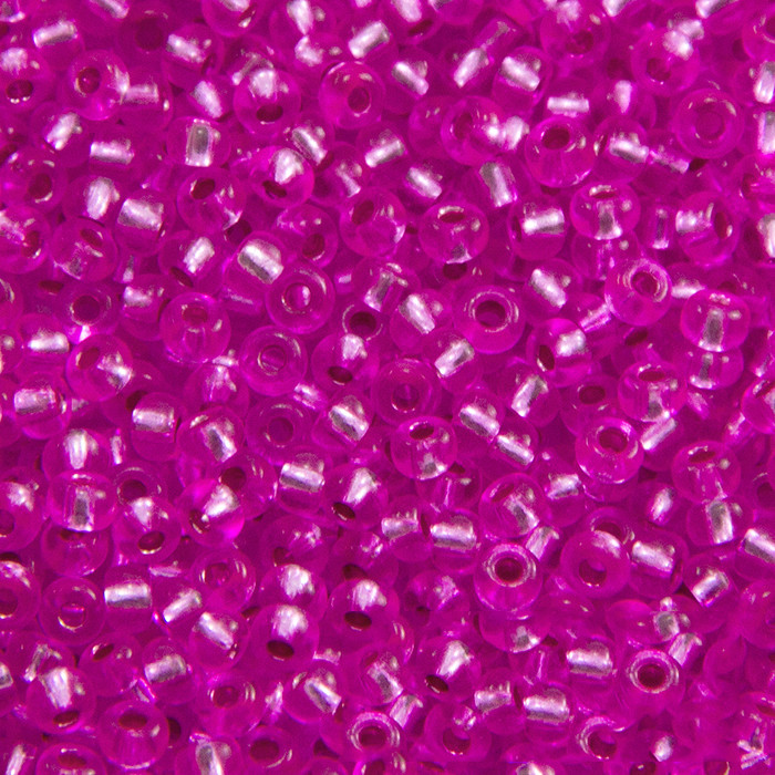 Бісер 18225 Чеський Preciosa 10/0, Кристал Прозорий CTCLS, Рожевий, Круглий, 50 г, фото 1